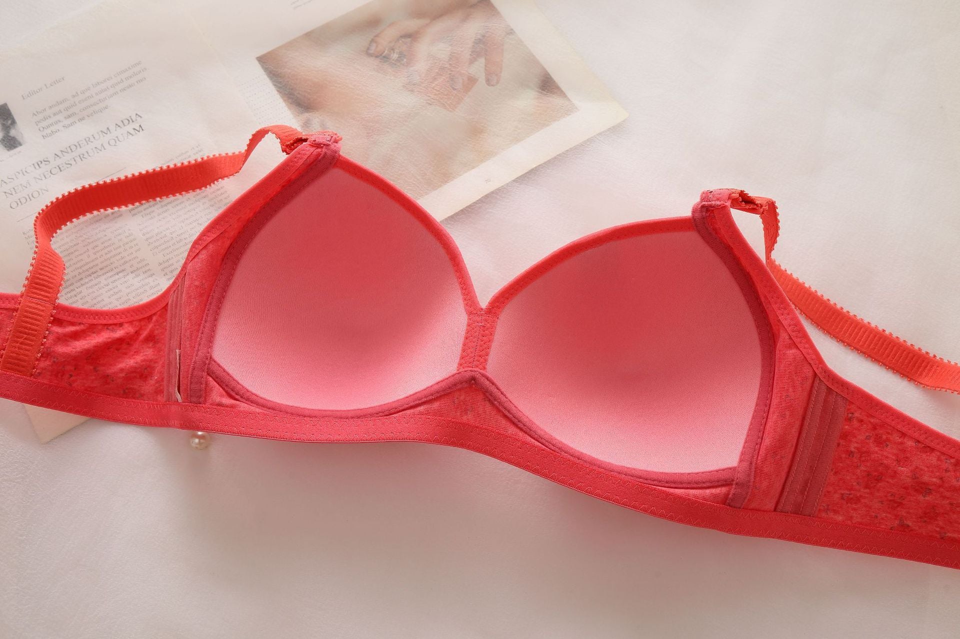 Sofeez Printed Push Up Wire Free Bra