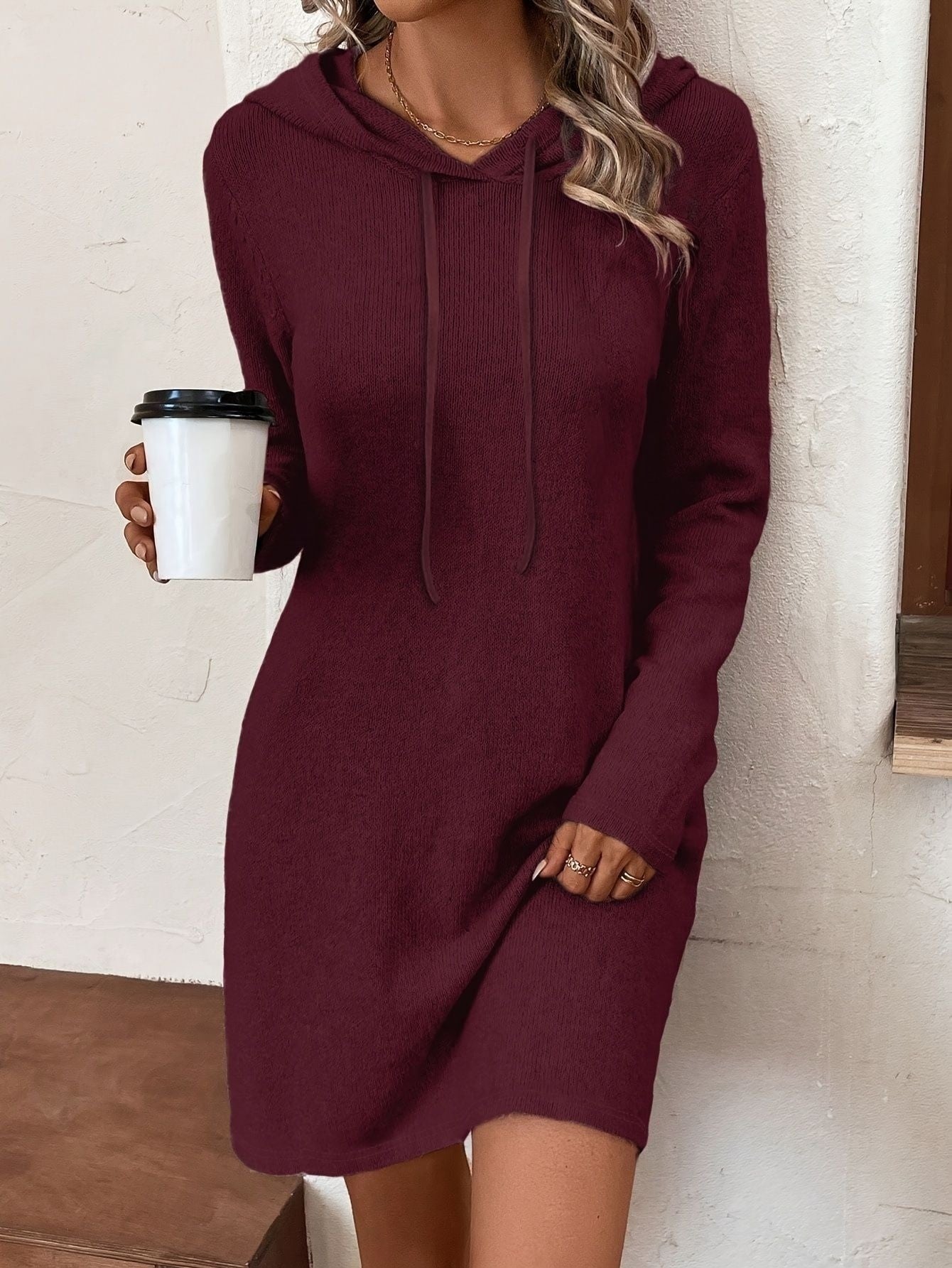 Sofeez Chic Long-Sleeve Bodycon Winter Dress
